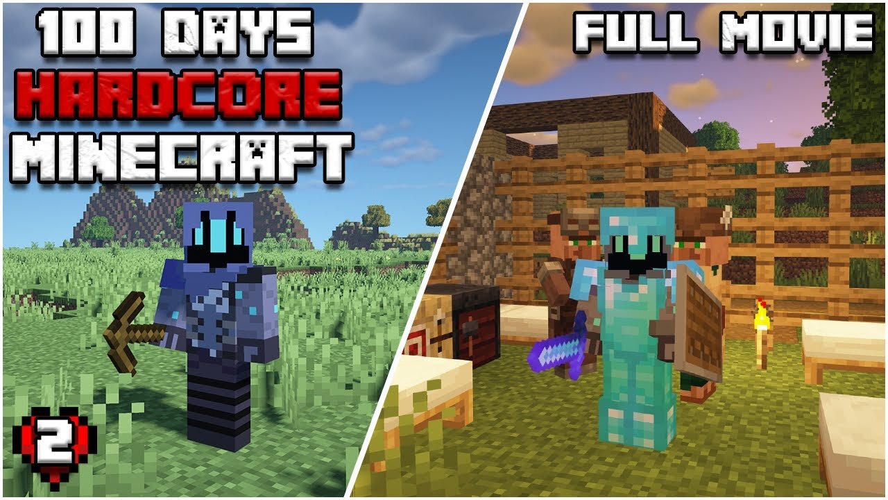 Survived 100 Days in Minecraft Hardcore [Season 2]