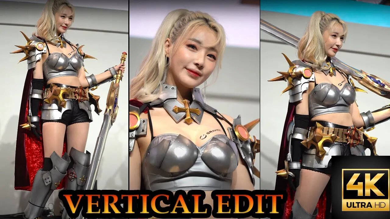 Beautiful Korean Soldier Lim Ji-Woo Fancam as Video Game Character | Vertical 4k Edit