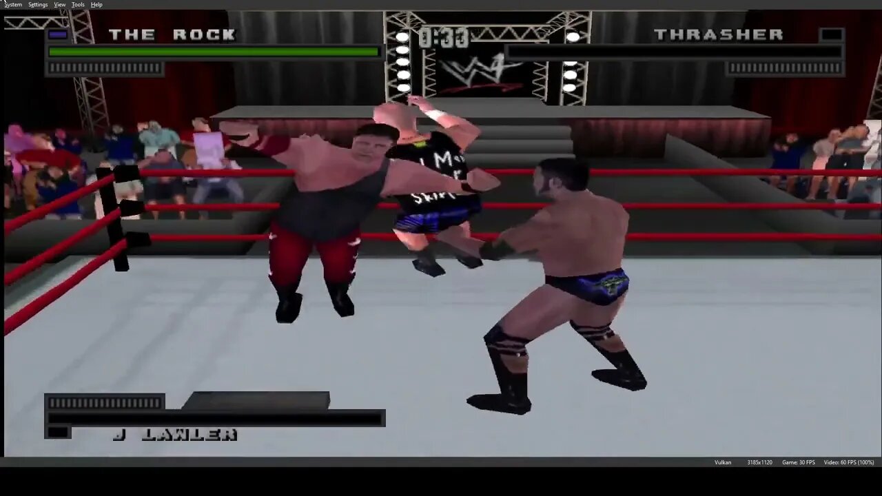 wwf attitude ps1: short match # 14