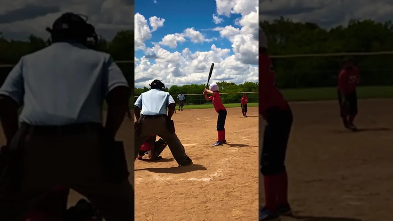 Jumps out of Batters Box