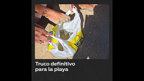 Truco definitivo para la arena en los pies en la playa