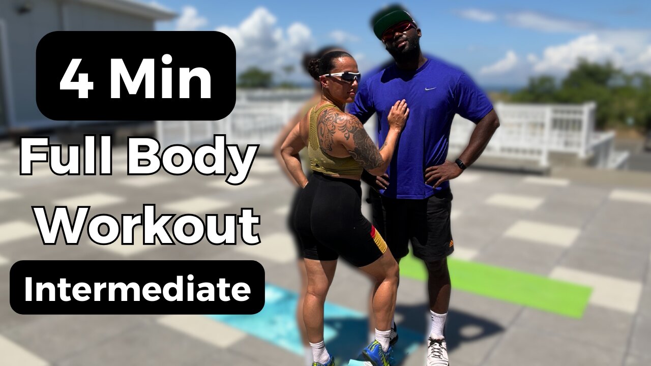 4 Minute Full Body Workout (INTERMEDIATE)