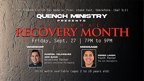 Live! The Ark Montebello - 092724 The Quench National Recovery Month