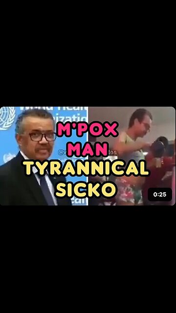 THE SICK 'MPOX' MAN 'WHO' IS HEADING THE REBRANDED "MPOX" PAMDEMIC. DR. 'TEDROS ADHANOM GHEBREYESUS'