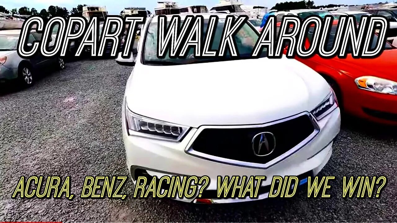 Copart Walk Around & Live Auction, What Did We Win? Acura MDX, Camaro, Cheap Hayabusa