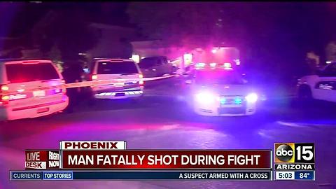 Man shot, killed during fight in Phoenix