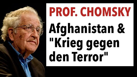 Noam Chomsky: Der von den USA geführte "Krieg gegen den Terror" hat große Teile der Welt verwüstet