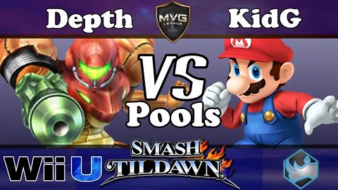 Depth (Samus) vs. KidG (Mario) - SSB4 Pools - Smash 'til Dawn