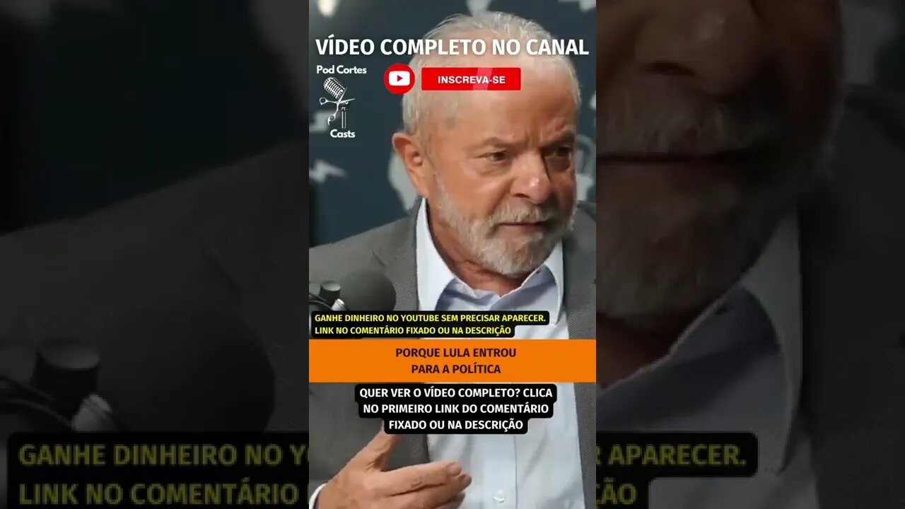 LULA NA POLÍTICA #shorts #lula #política #partidopolitico #sindicatos #pt #partidodostrabalhadores