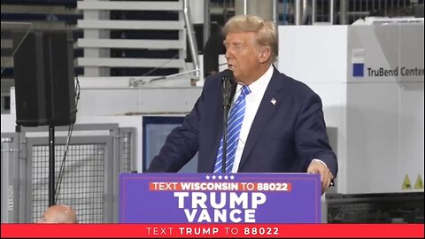 Trump Warns of America's Decline Of Kamala Wins