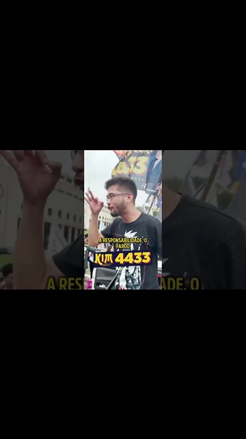 DISCURSO DO KIM NA CAMPANHA! #shorts