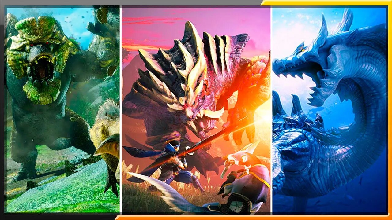 OS MELHORES JOGOS DO MONSTER HUNTER