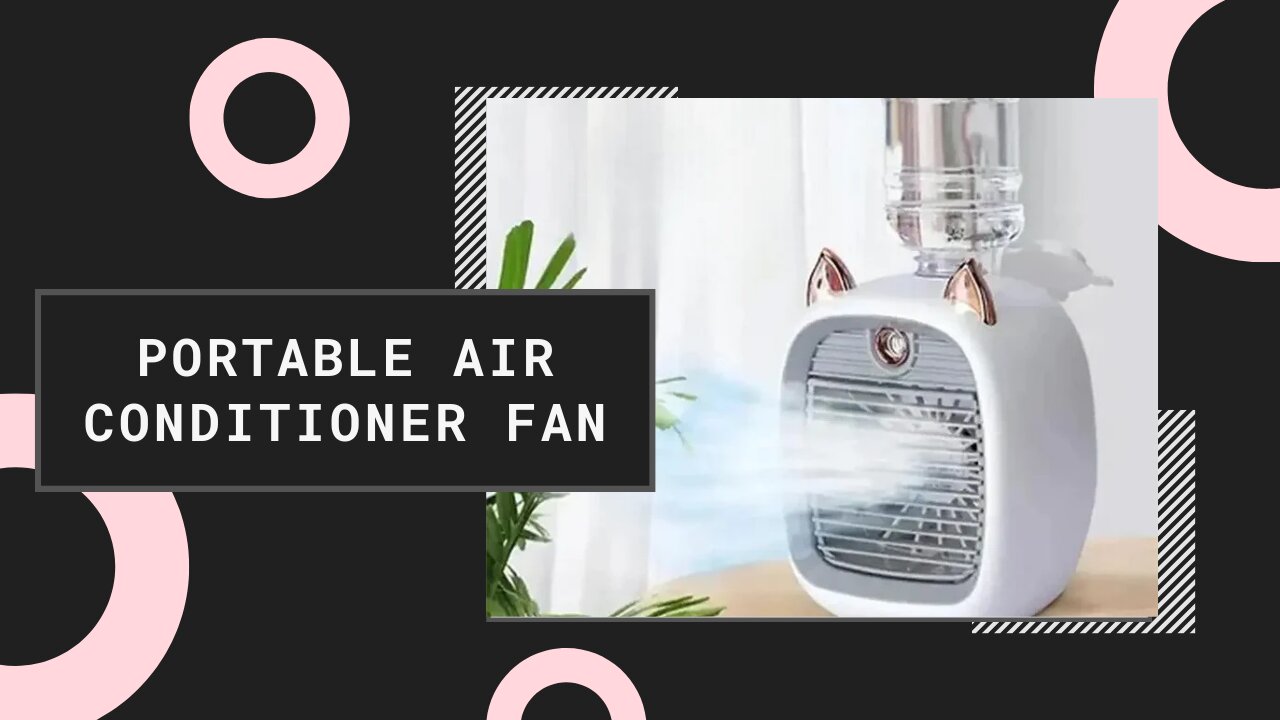 Smallest Portable Air Conditioner Fan in the world !