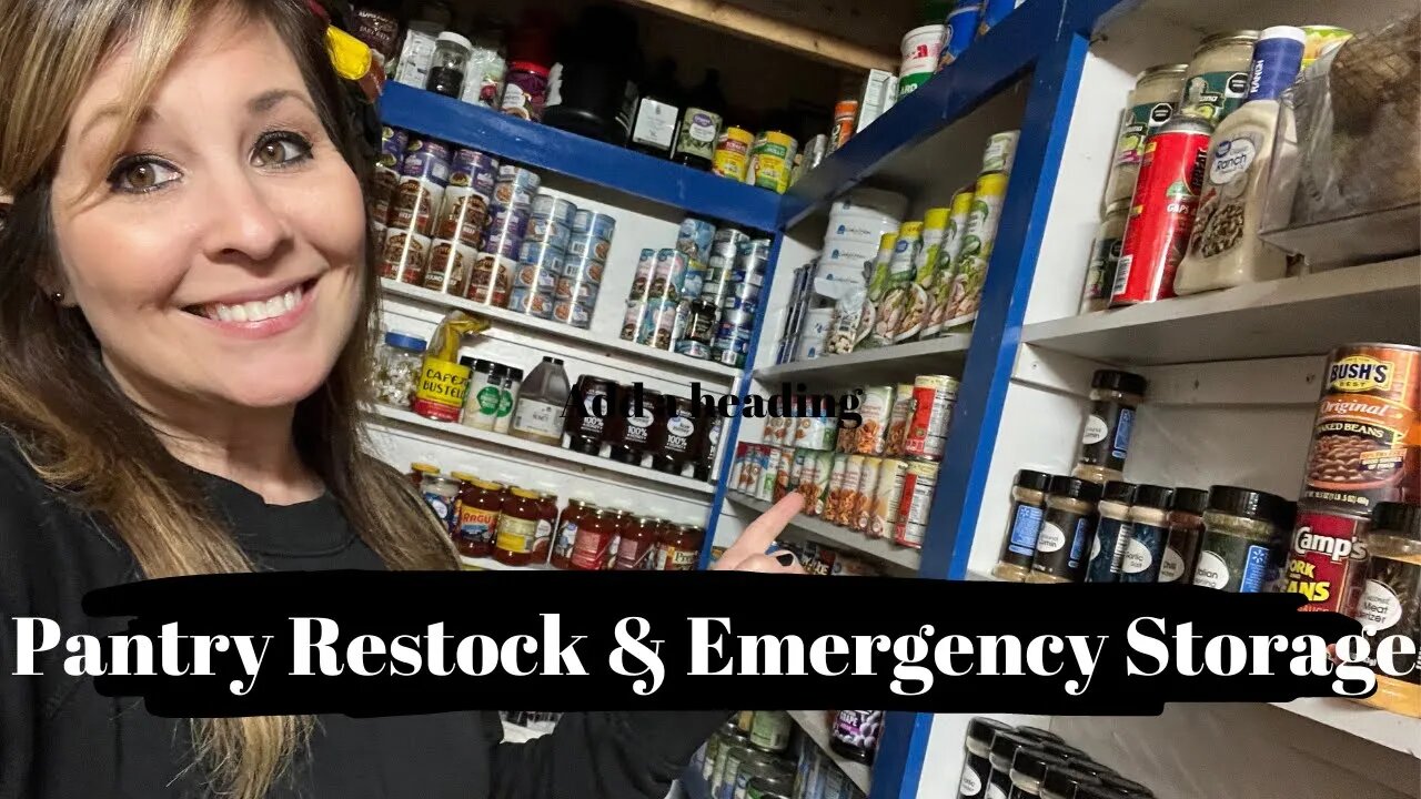 *NEW* Pantry Restock & Emergency Storage + Dry Canning | November 2022