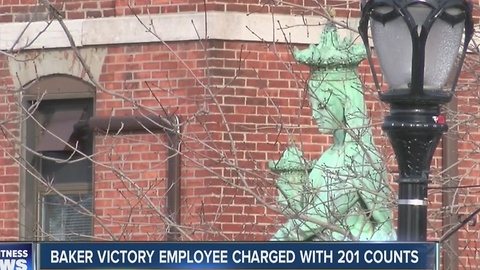 Baker Victory employee charged with 201 counts