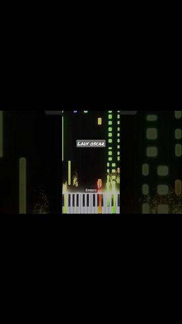 Lady Oscar Piano Visualizer - Subscribe for more! #shorts #nocopyrightmusic #rushepiano