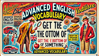 Vocabulary and Pronunciation "GET TO THE BOTTOM OF..." Advanced English