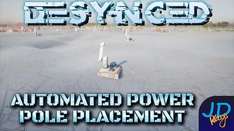 Automated Power Pole Placement 🤖 Desynced Ep8 ⛏️ Lets Play, Walkthrough, Tutorial