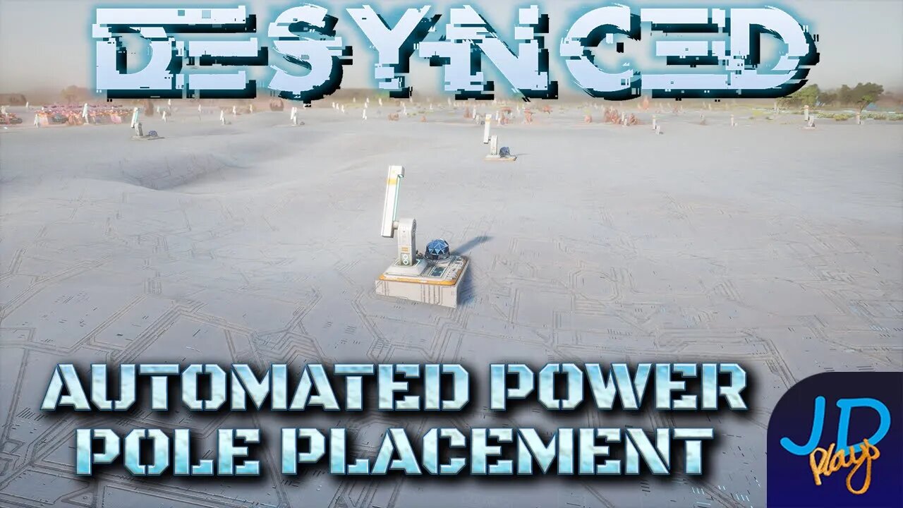 Automated Power Pole Placement 🤖 Desynced Ep8 ⛏️ Lets Play, Walkthrough, Tutorial