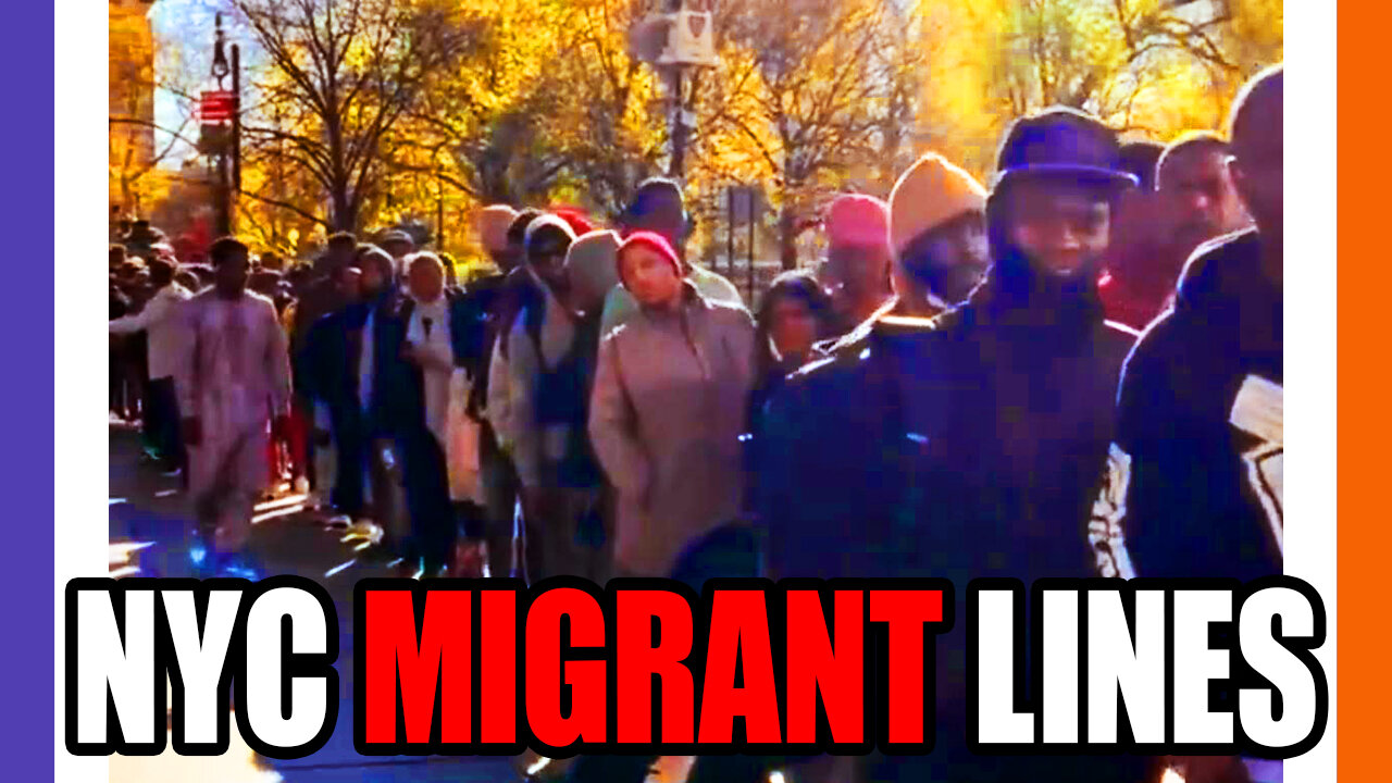 1,300 Migrants Flood NYC City Hall