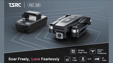 TENSSENX Foldable GPS Drone with 4K UHD Camera for Adults Beginner