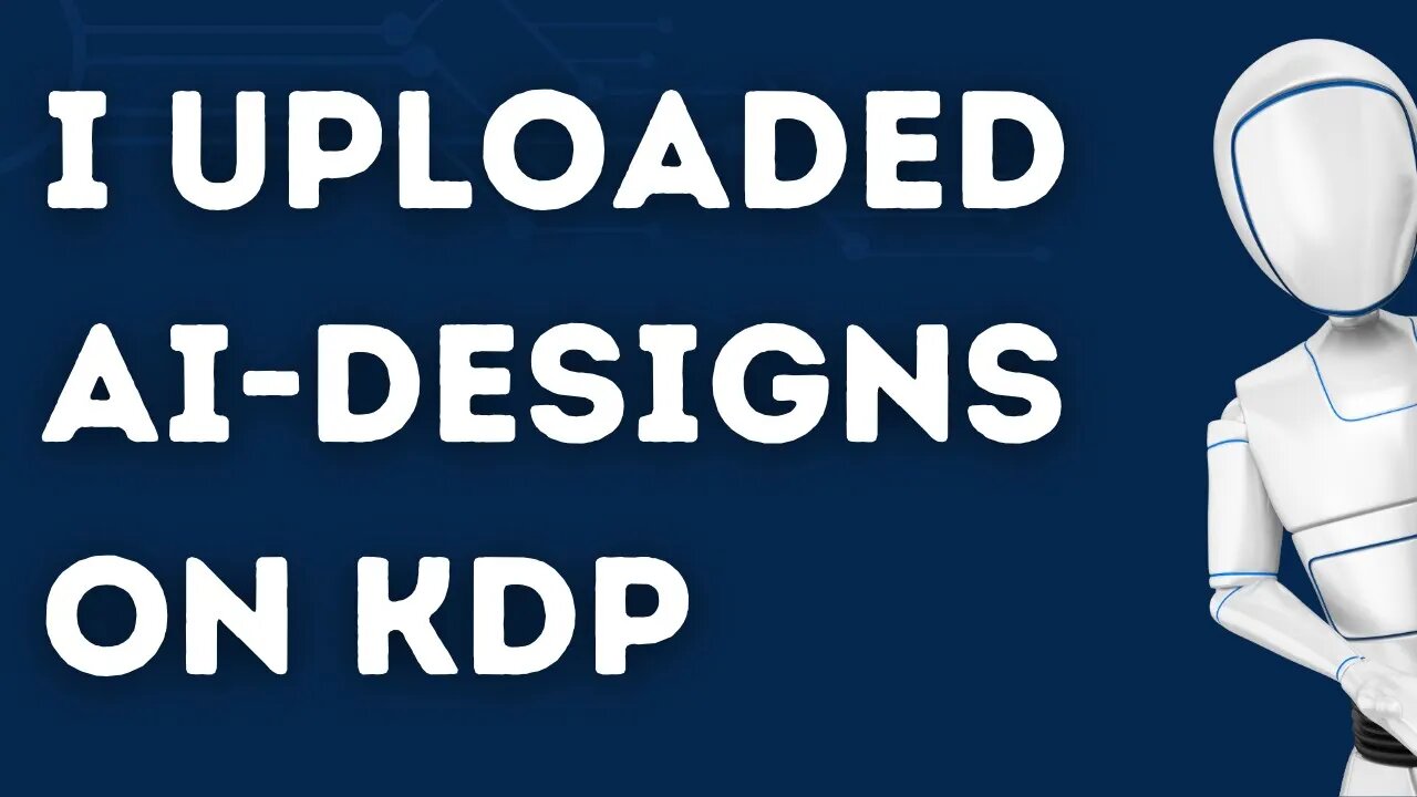 I uploaded AI Designs on KDP and this is what happened! - Low Content / No Content Books