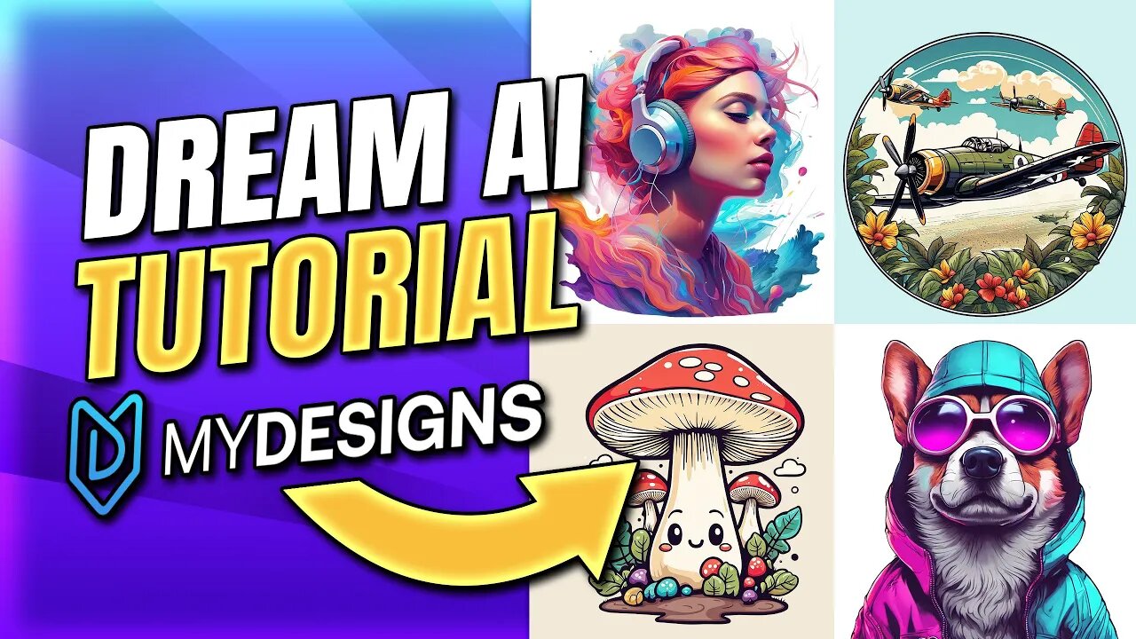 MyDesigns Dream Ai Image Generator Tutorial