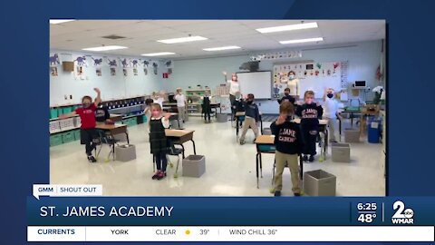 Good Morning Maryland from St. James Academy in Monkton