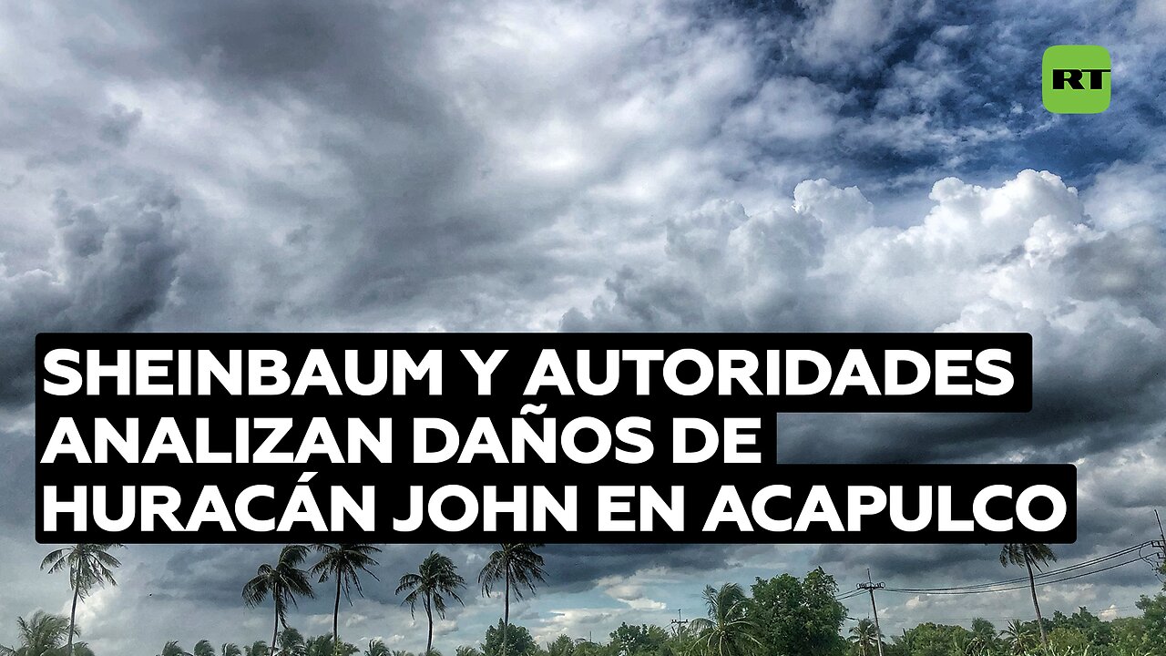 Sheinbaum se reunió con autoridades en Acapulco para evaluar los daños tras el huracán John