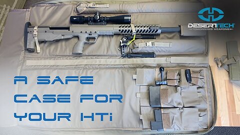 A safe case to store and transport your HTI rifle.