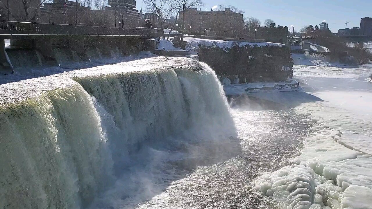 Rideau Falls in Ottawa