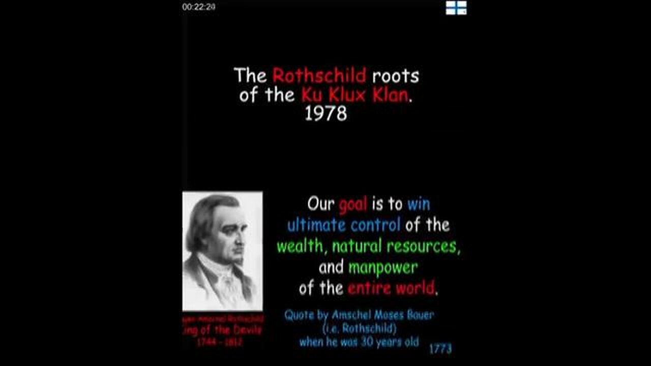 The Freemason and The Rothschild Roots of the Ku Klux Klan