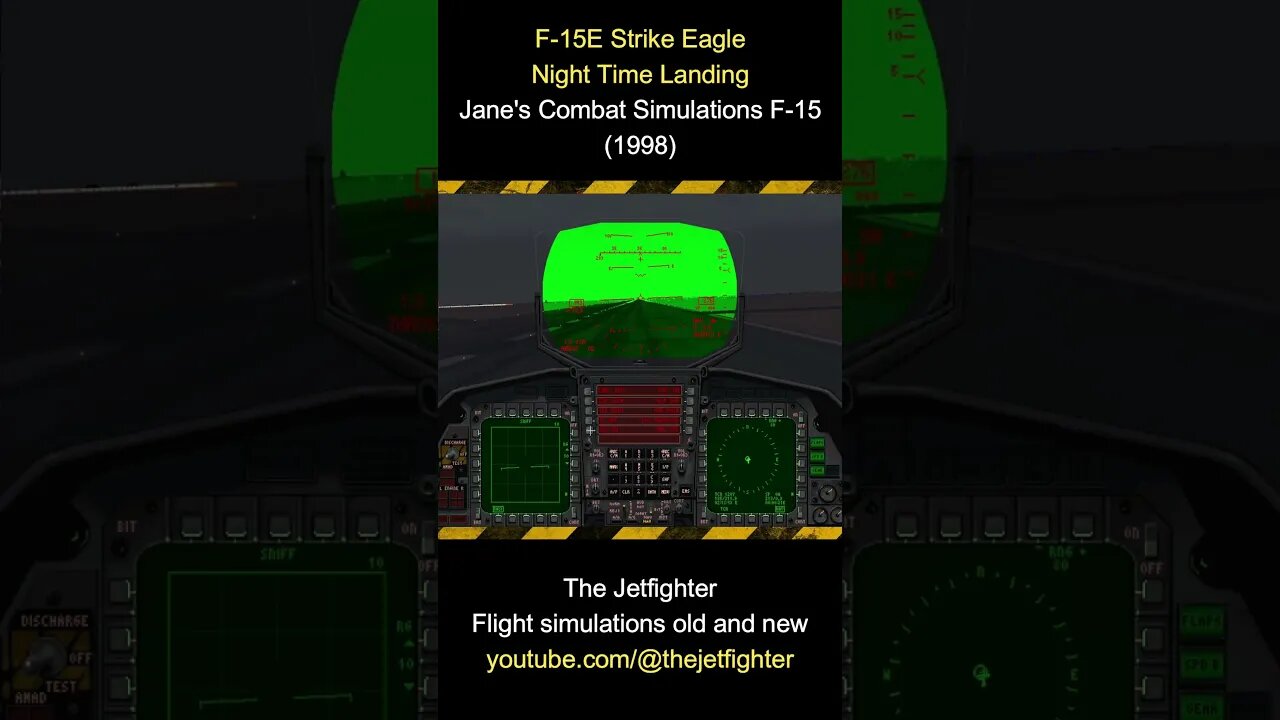 F-15E Strike Eagle: Nighttime Landing