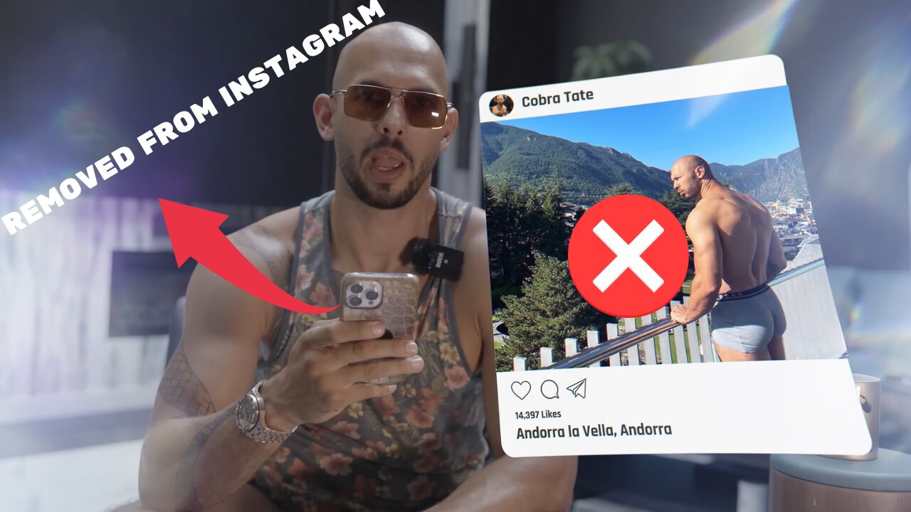 Andrew Tate Explains Why He Is Banned On Instagram