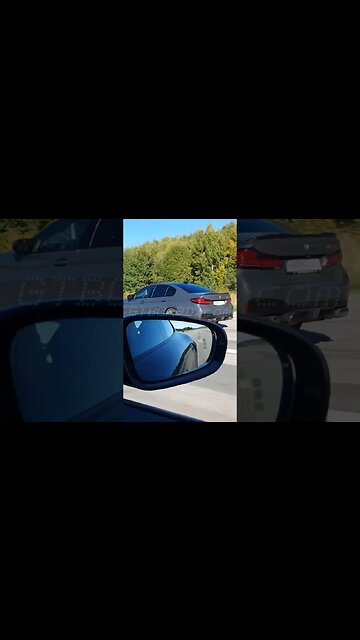 DRAG RACE 635 HP BMW M5 CS vs 680 HP Porsche Taycan Turbo and ROLL RACE 279 km/h 175 mph #bmw #bmwm