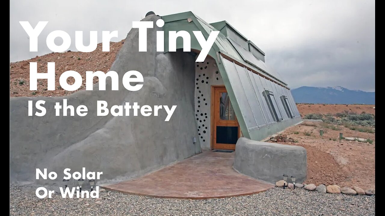 What if your Tiny Home IS the battery?