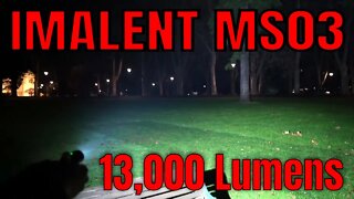 IMALENT MS03 Beam Shots in 2022 - Worlds brightest EDC flashlight