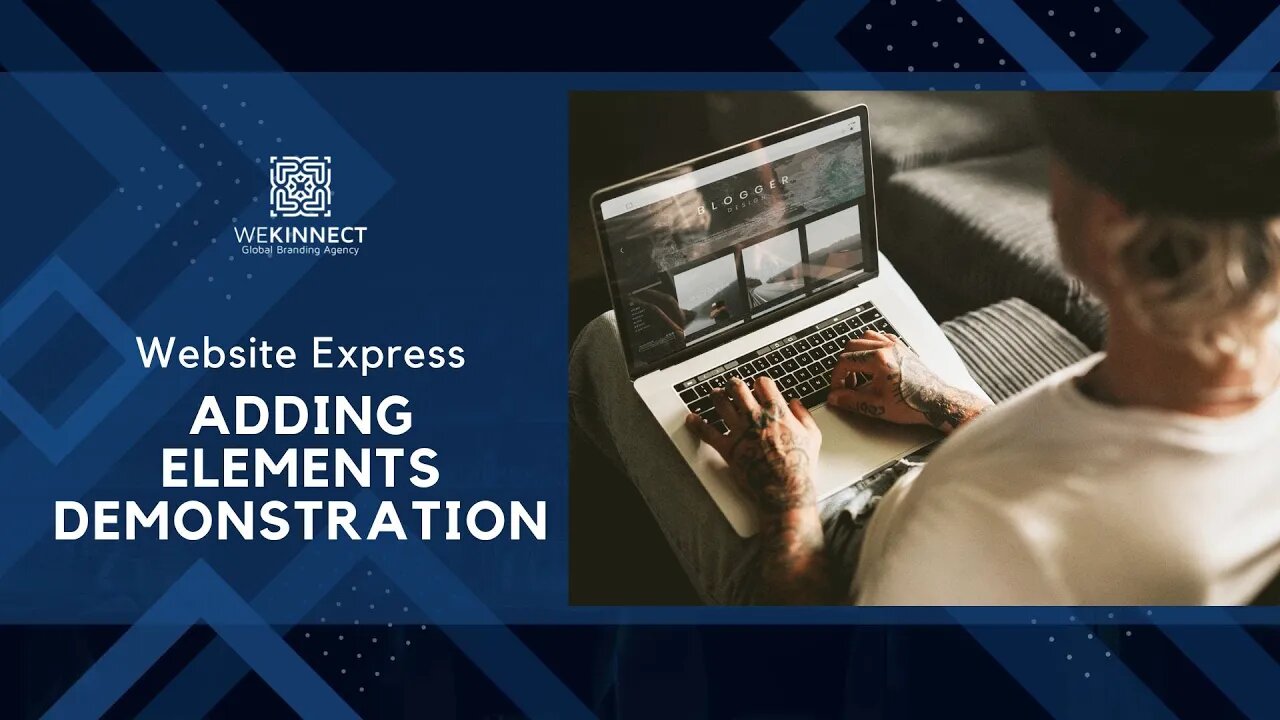 Website Express Adding Elements Demonstration