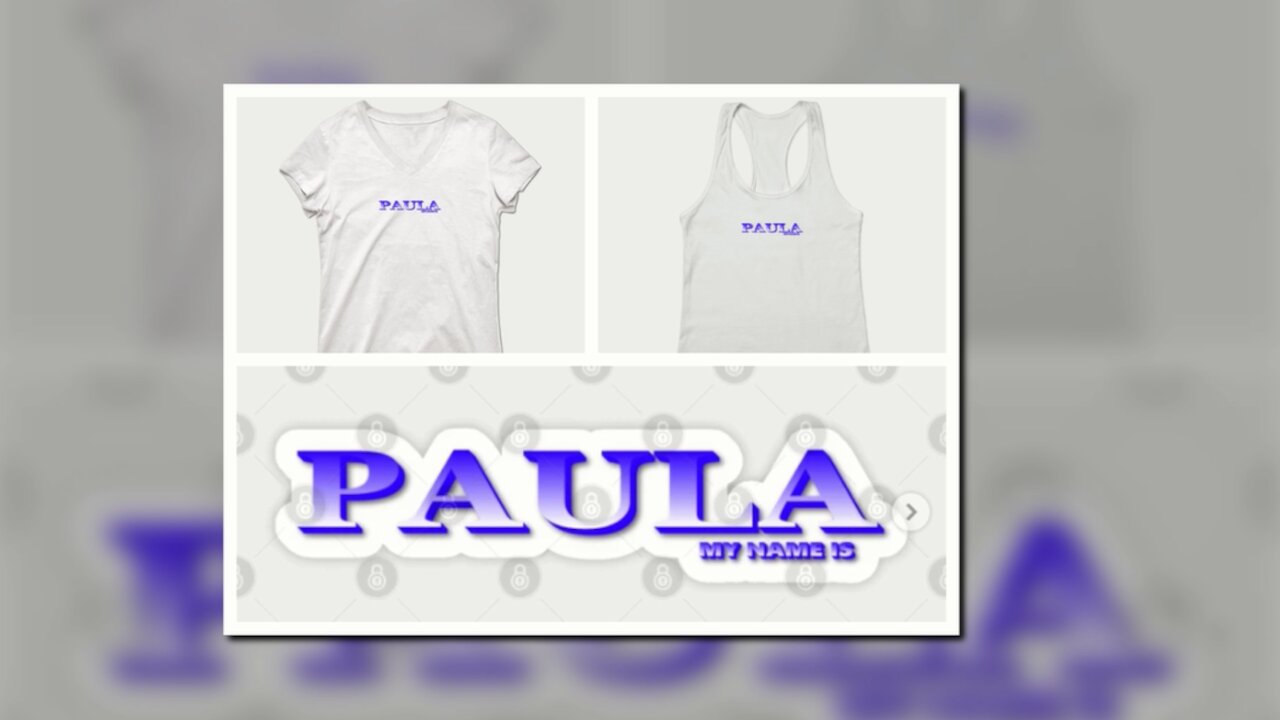 PAULA. MY NAME IS PAULA. SAMER BRASIL (TEEPUBLIC)