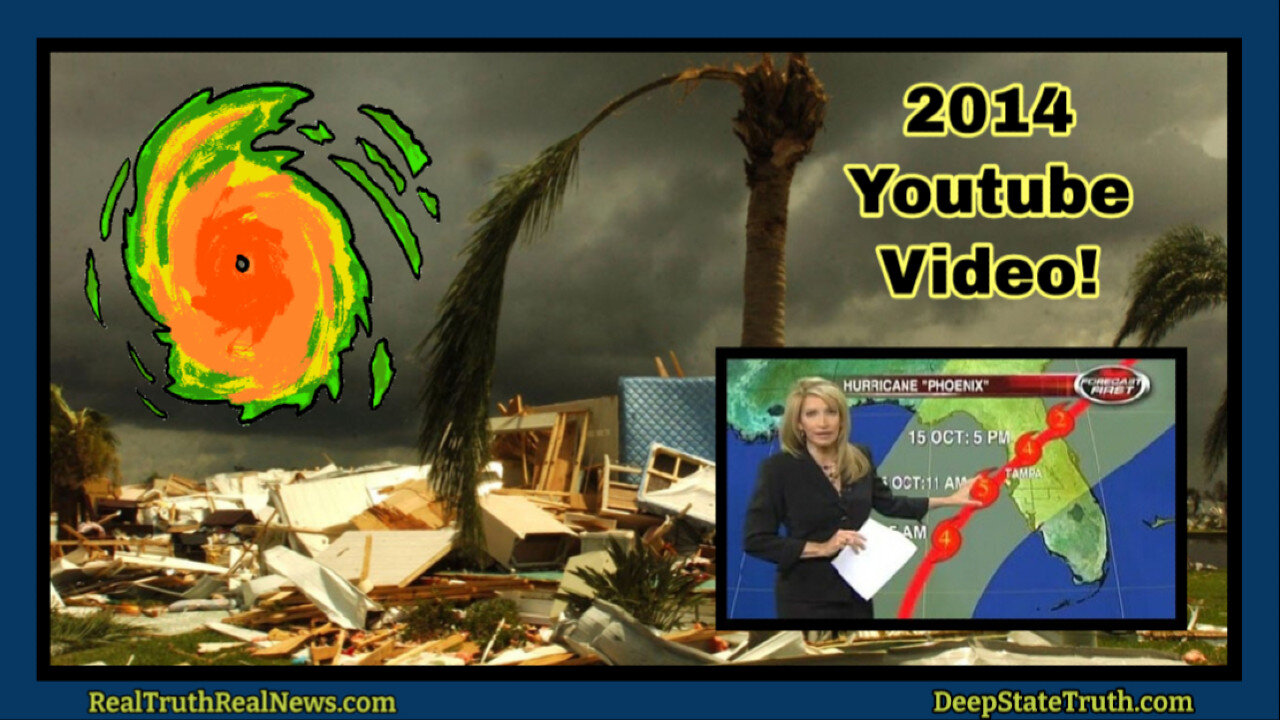 ⛈️ CRAZY! This is a 2014 Hurricane Simulation Video! 🌀 Category 5 "Hurricane Phoenix" Hits Tampa Bay Worst Case Disaster Scenario