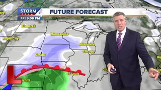 Cold front pushes through overnight