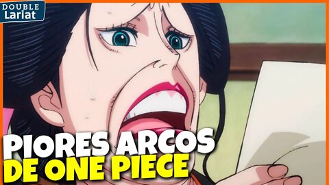 OS 5 PIORES ARCOS DE ONE PIECE - #shorts