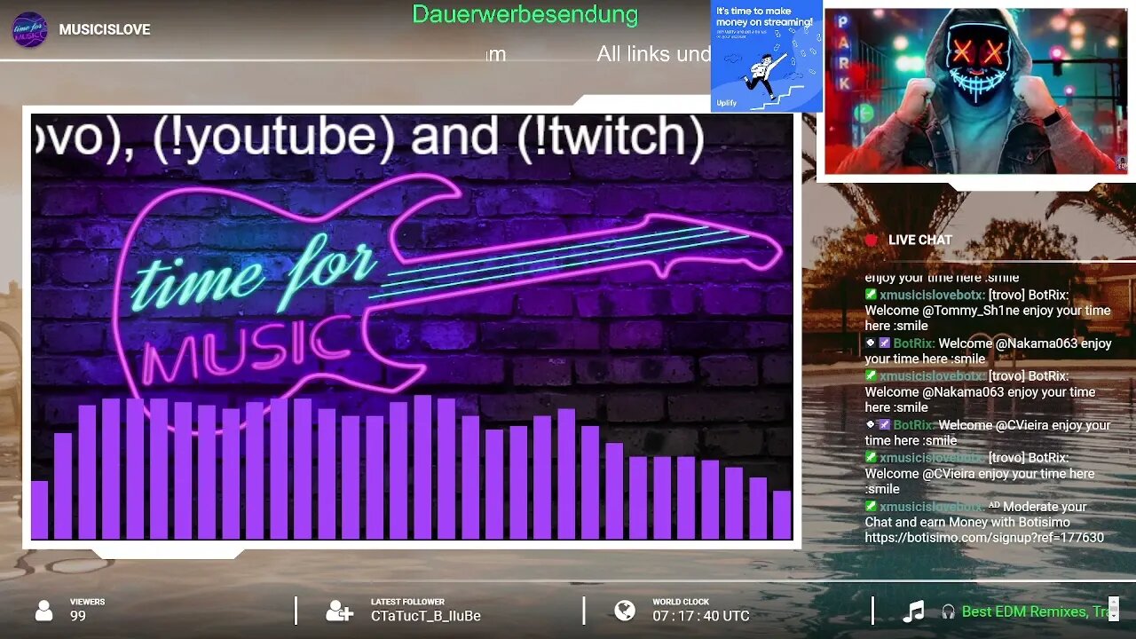 🔴24/7🔴 Your Daily EDM Station (visit me on https://trovo.live/s/Musicislov (Part 1/5)