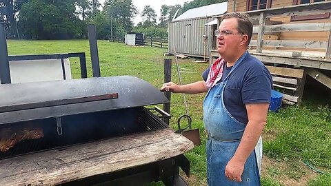 Late Greeting from Christmas Day 2022 PIG on Grill