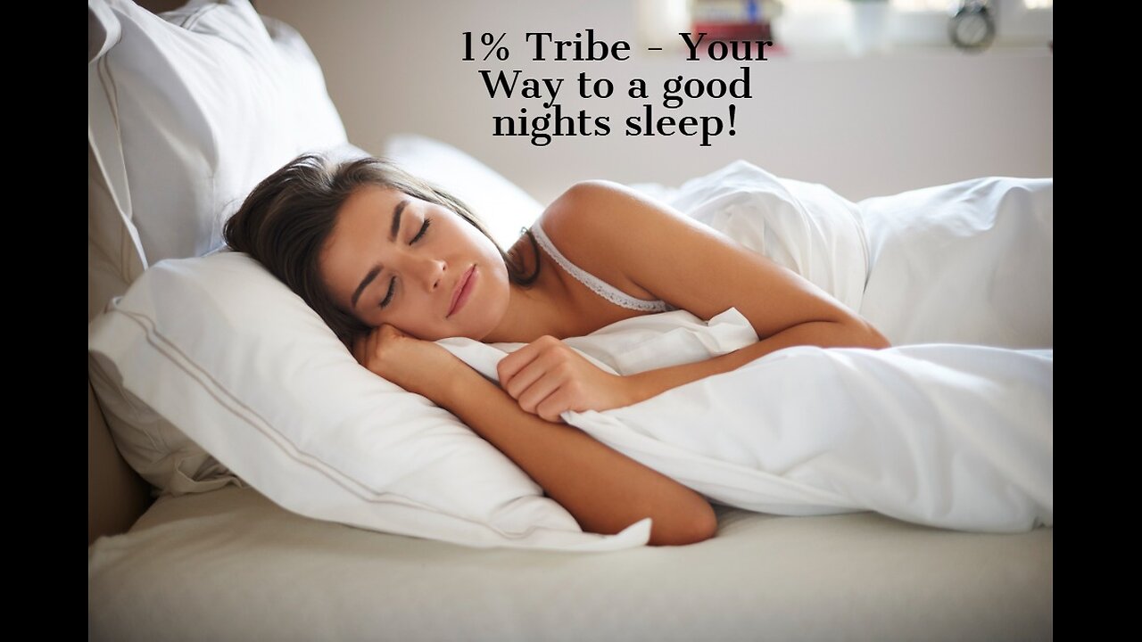 1% Tribe - Tonight Let’s Talk About A Good Night’s Sleep! Tonight at 8pm