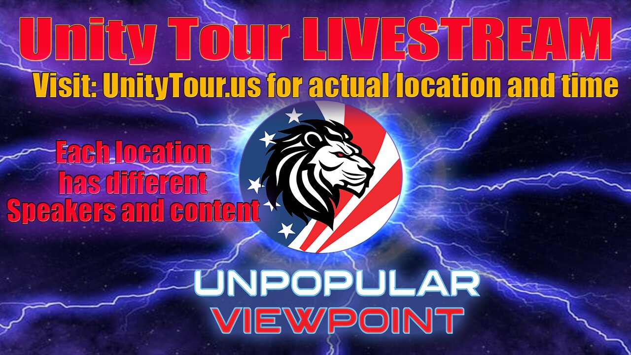 Unity Tour LIVESTREAM