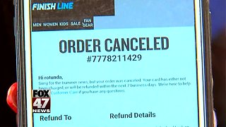 Canceled holiday orders