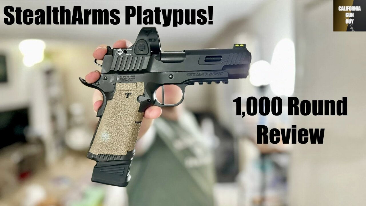 StealthArms Platypus 1,000 round Review : The 1911 that takes Glock Mags