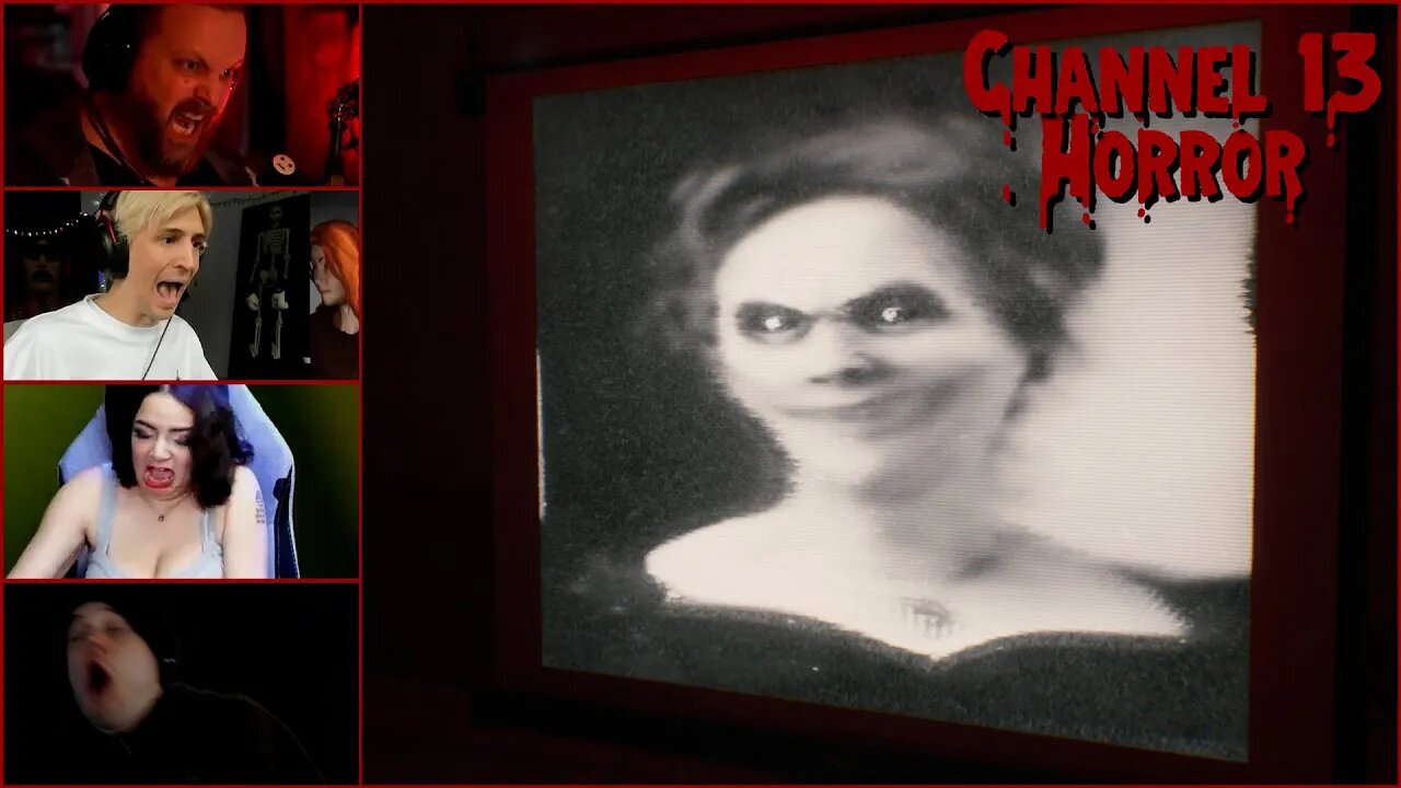 "HE'S COMING!" - Gamers React to Horror Games - 61