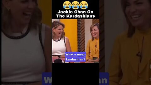 Jackie Chan Was Asked About The Kardashian 😂😂